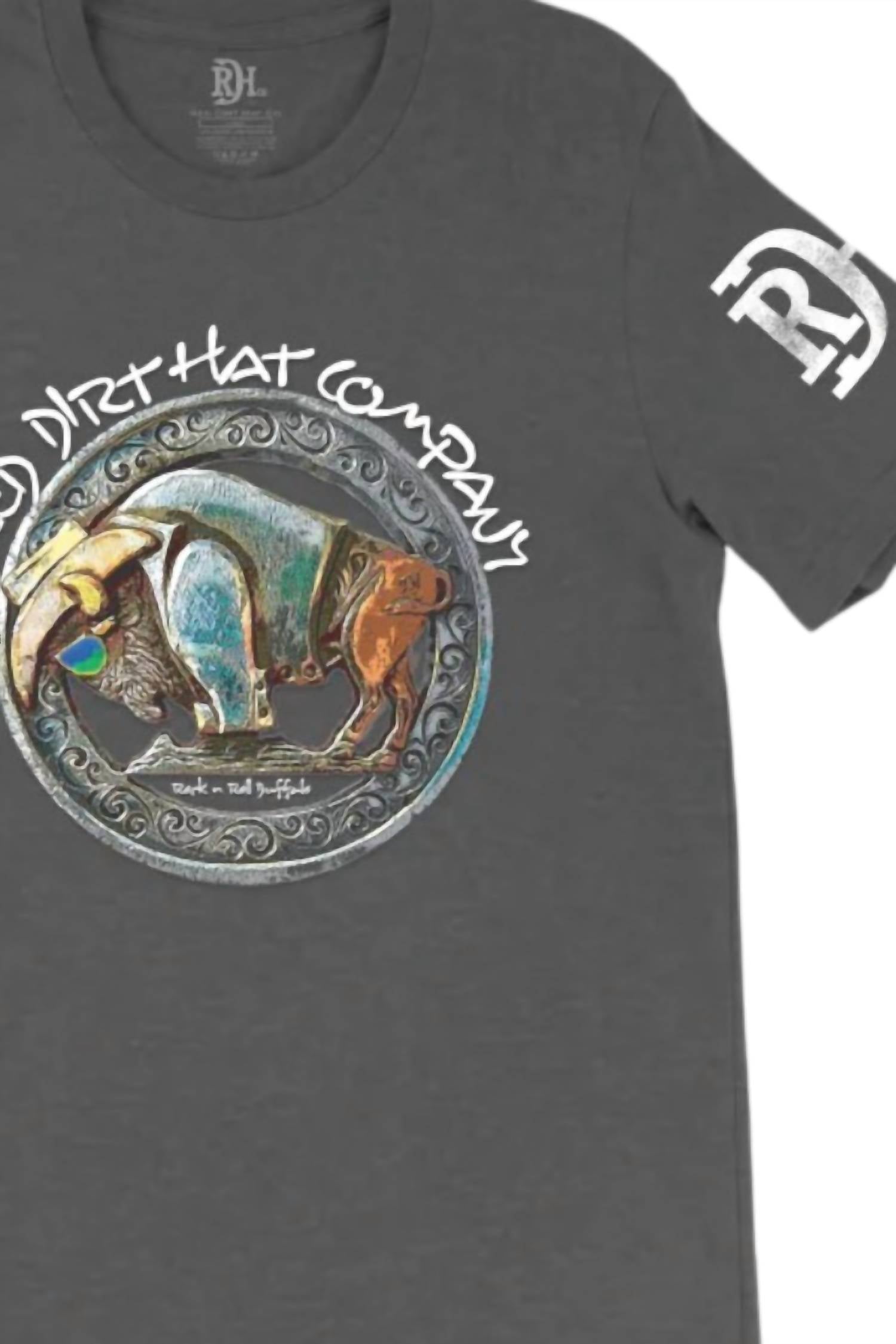 Red Dirt Hat Company - Men's Bad Bronc Rock N Roll Buffalo Top