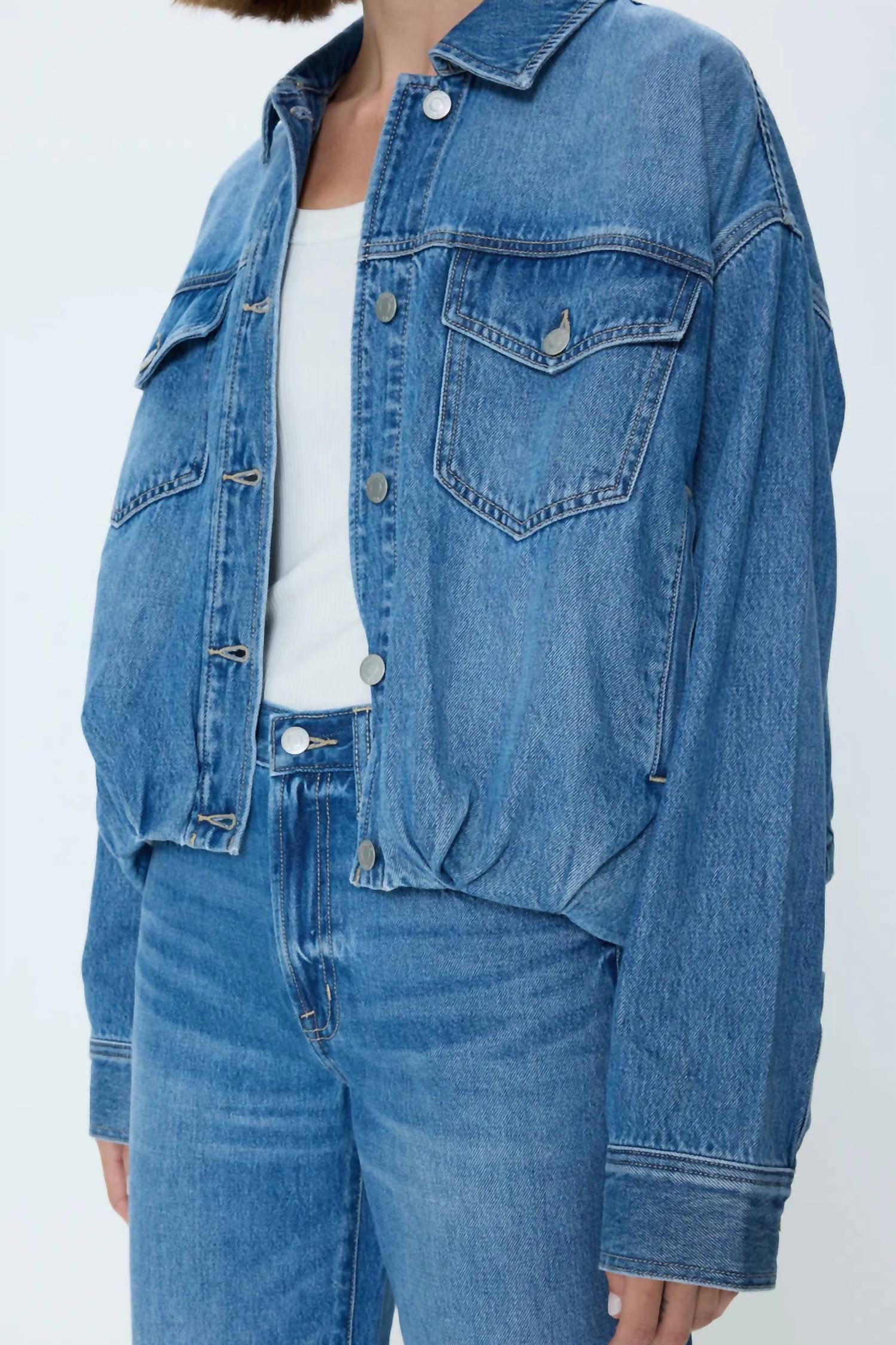 PISTOLA Bibi Denim Jacket in heartfelt - women's jacket - view 4