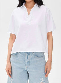 Frank & Eileen - Patty Popover Henley Top