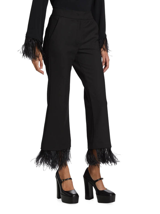 Marella - Edoardo Pant With Feather Trim