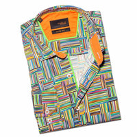 Eight X - Colored Pencil Button Down Shirt
