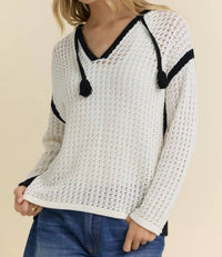 Vintage Havana - MIMI CROCHET HOODIE