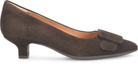Sofft Women's Sadie Kitten Heel Pump in chocolate brown - women's heels