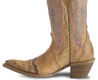 Corral - Women's Dancing Dolly Pointed Toe Ankle Boots