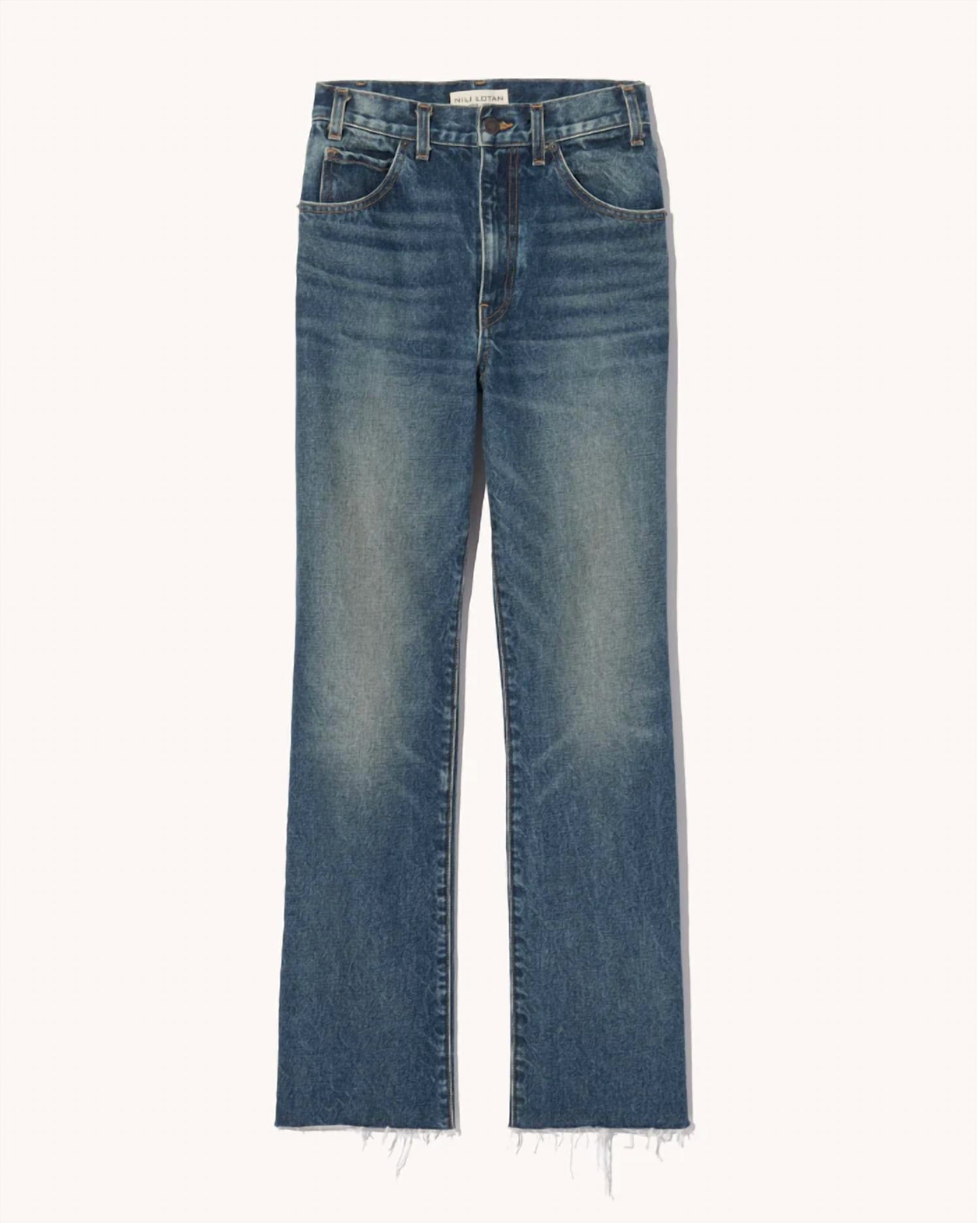 Nili Lotan - Calla High-rise Slim Straight Leg Jeans
