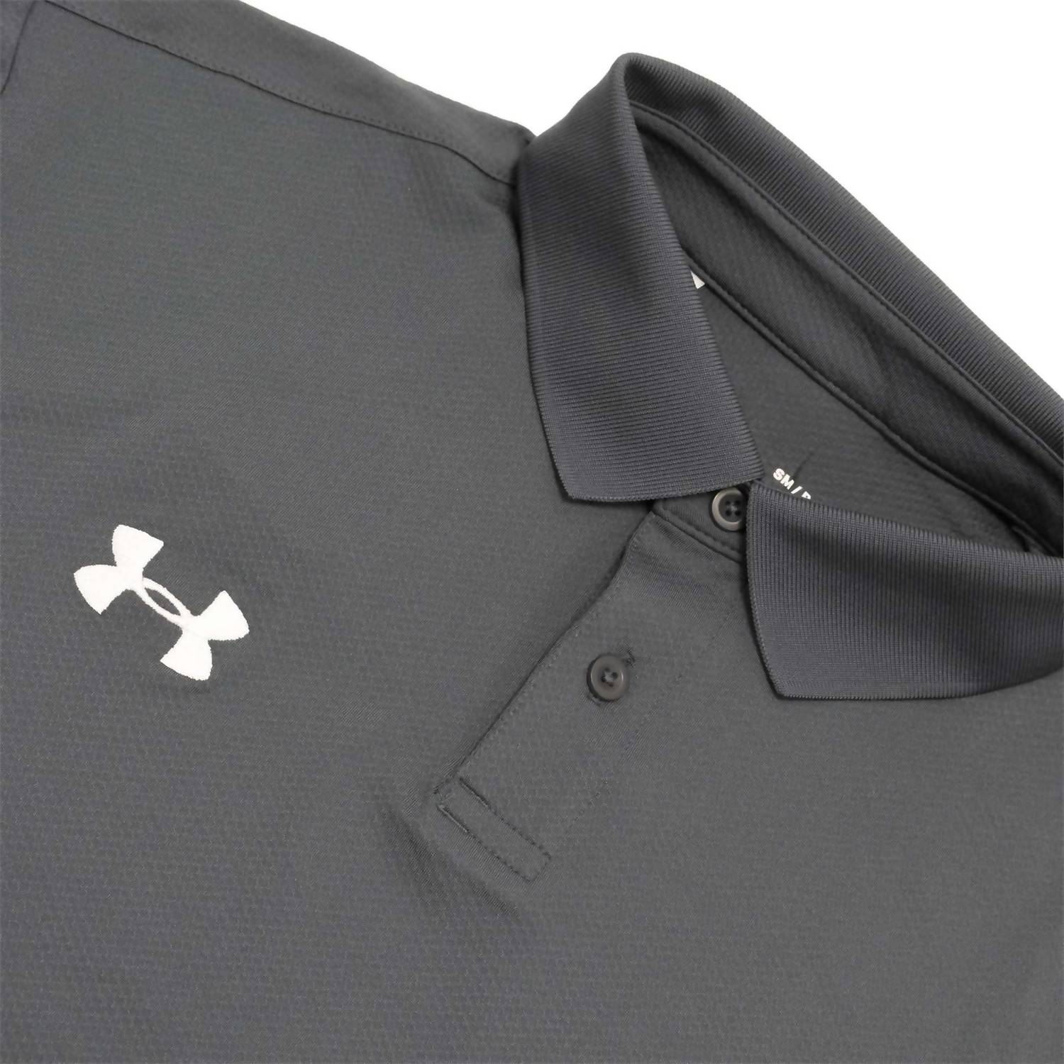 UNDER ARMOUR Men's Performance Team Polo T-shirt Top in stealth gray - men's shirt - alternate view