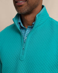 Southern Tide - Oak Island Reversible Quarter Zip Sweatshirt