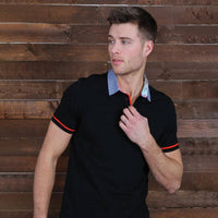 Eight X - Men's Polo Shirt With Color Trim