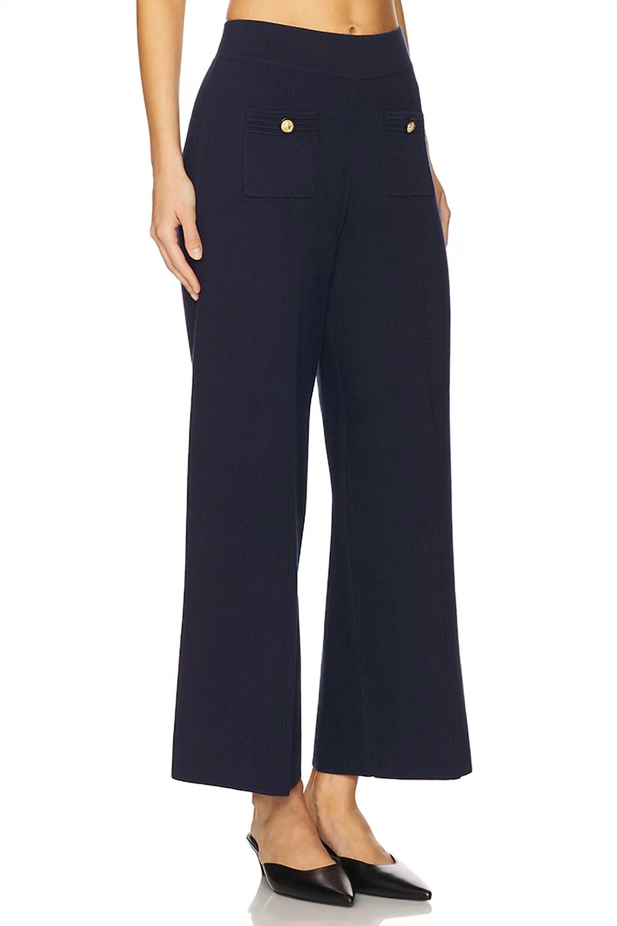 L'Agence - Madrid Wide Leg Knit Pants