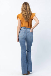 Judy Blue - Retro Destroyed Flare Jeans