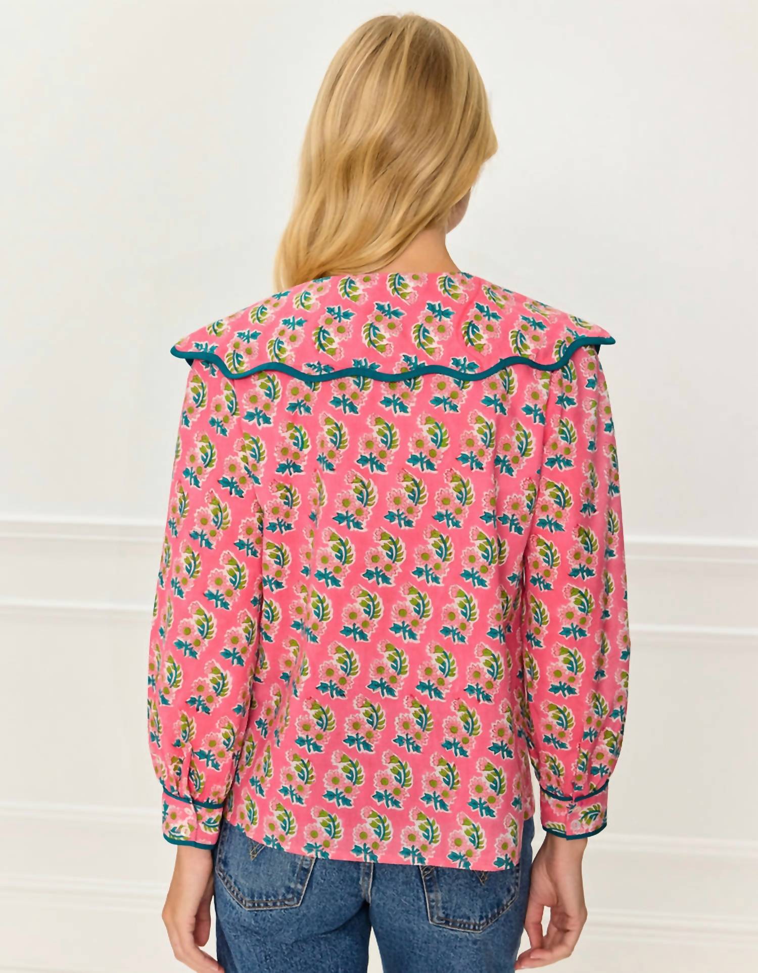 Pink City Prints - Apple Blouse