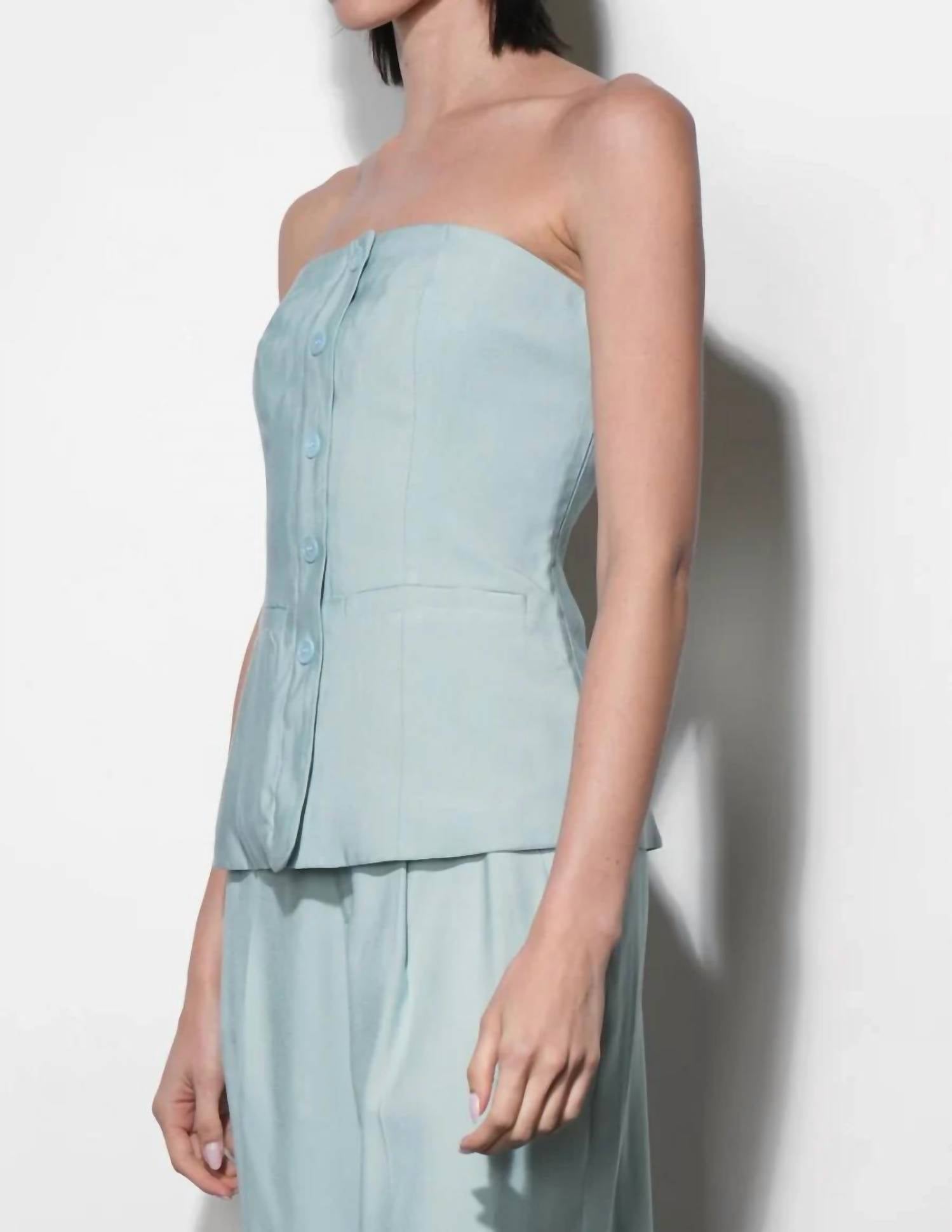 Greylin - Yuri Strapless Vest Top