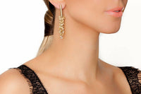 Avenue Chic - Women's Citrine Grape Earrings