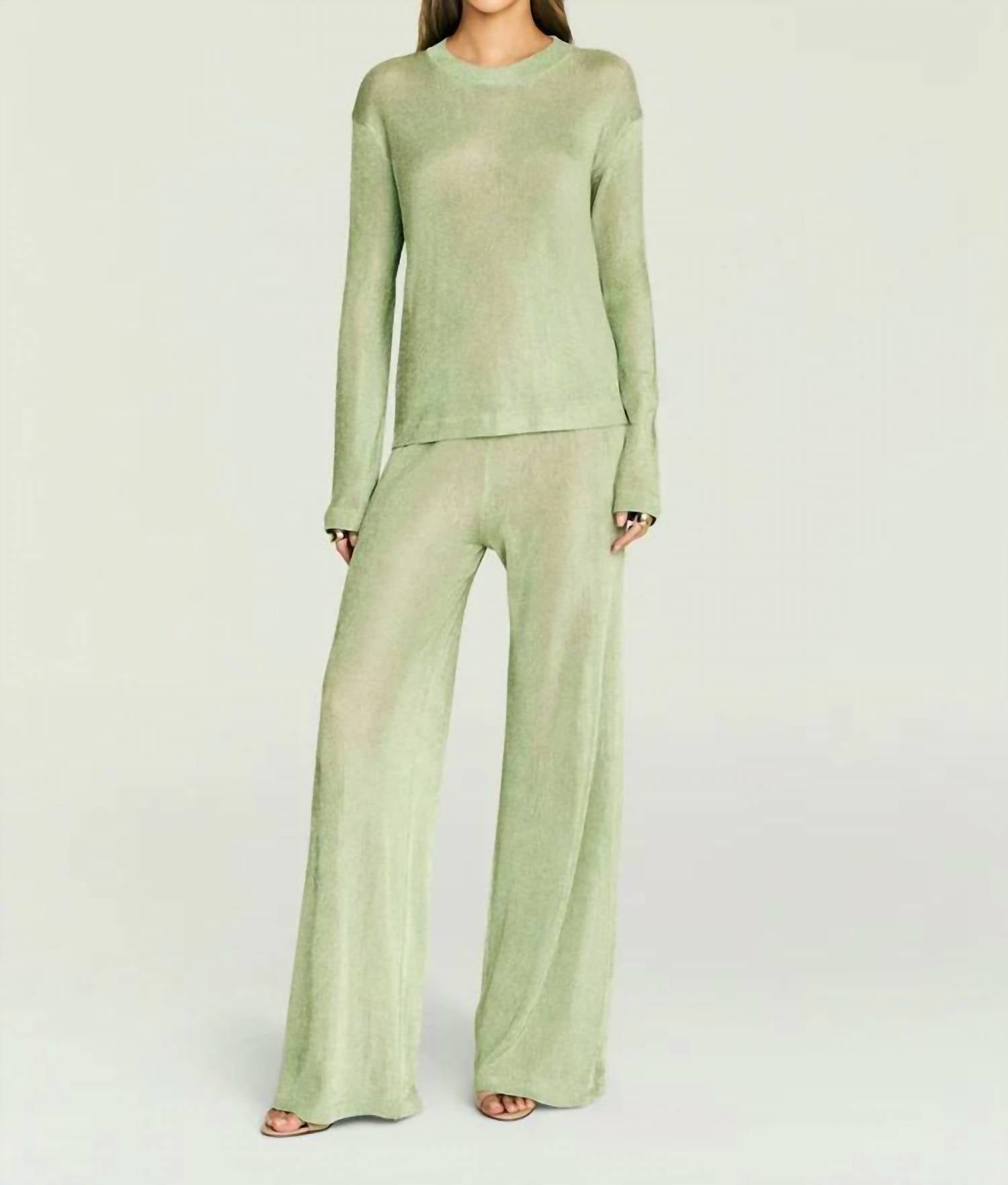 Ser.O.Ya - Hana Metallic Knit Top
