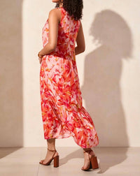 Tribal - Sleeveless Maxi Dress With Lining