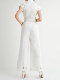 Eb Luxe - Embroidered Detailed Jumpsuit