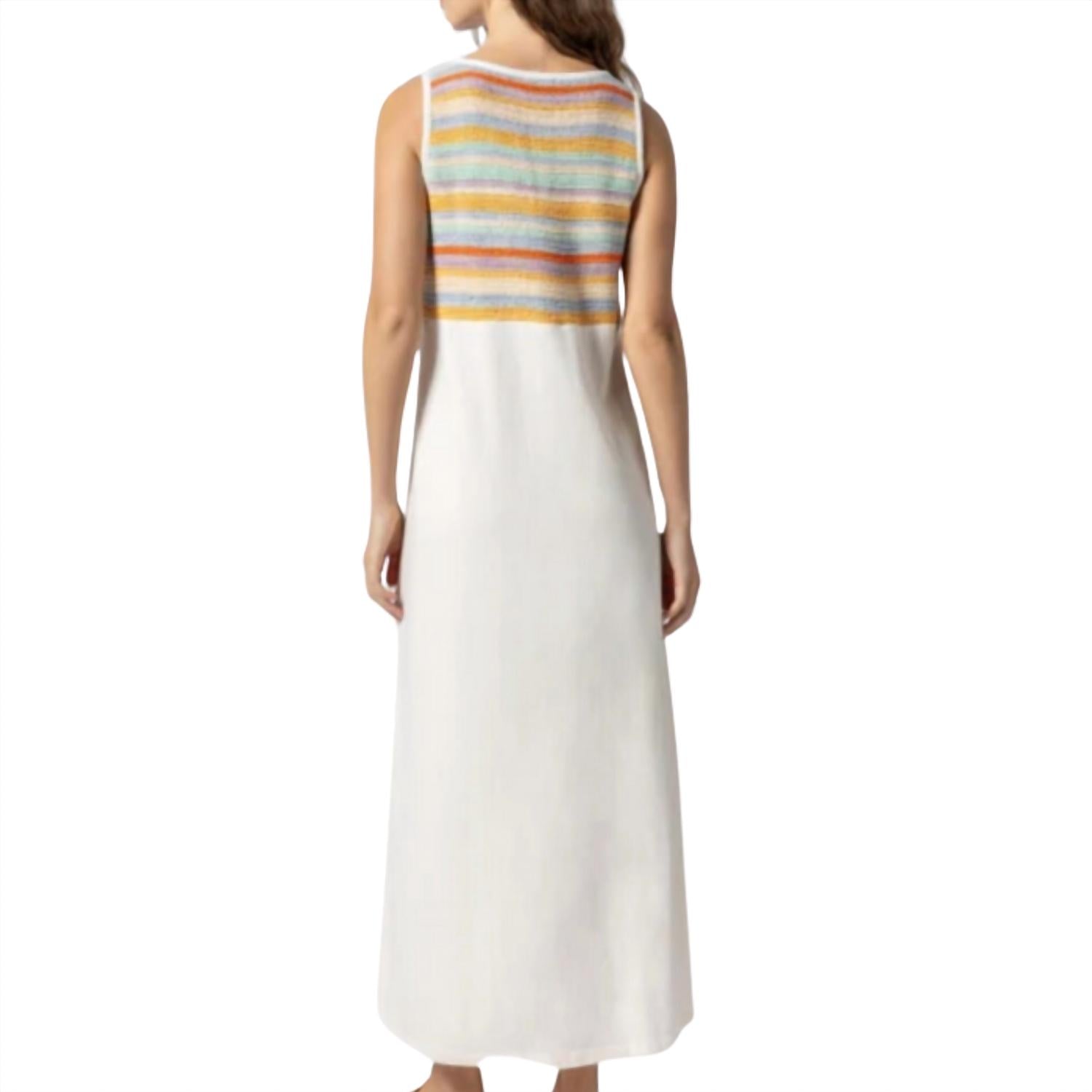 Lilla P - Women's Crochet Insert Maxi Dress