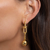 Sahira Jewelry Design - Women's Lydia Beaded Link Earrings