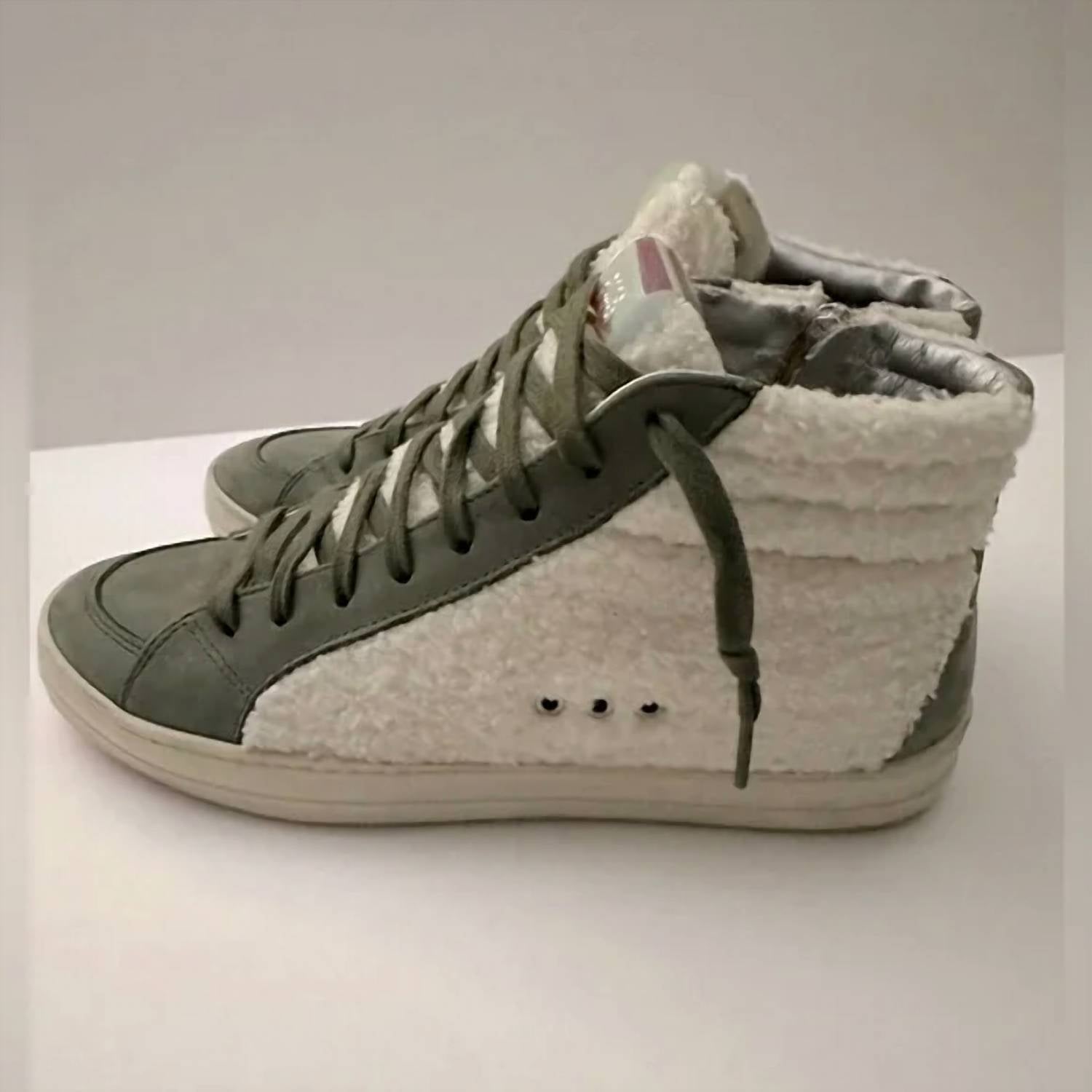 P448 - Women's Sherpa Skate Hi-top Sneakers