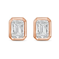 Diana M Jewels - Women's Emerald Lab-grown Diamond Stud Earrings (8.00 Tcw) - Elegant Plus