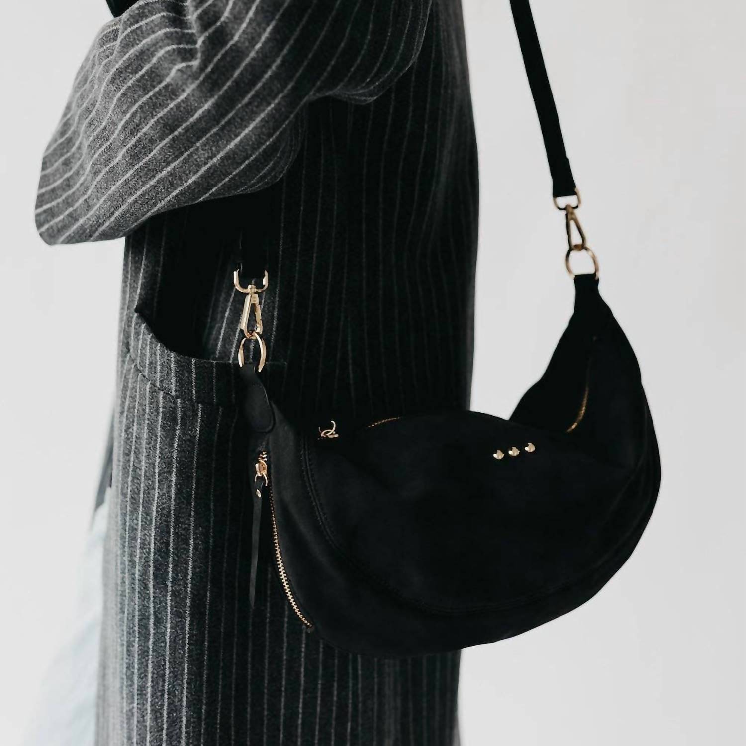 Pretty Simple - Women's Netty Nubuck Crossbody Bag
