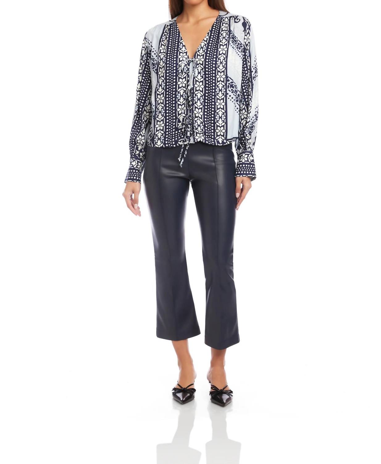 Fifteen Twenty - Kayla Bow Detail Blouse