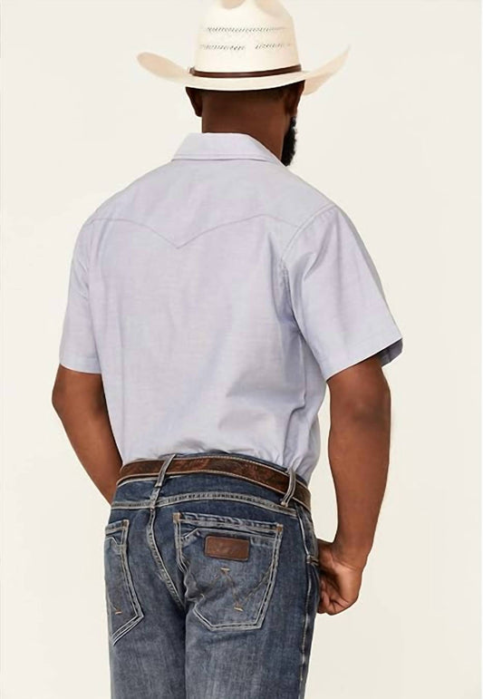 Wrangler - Cowboy Cut Western Short Sleeve Snap Work Shirt