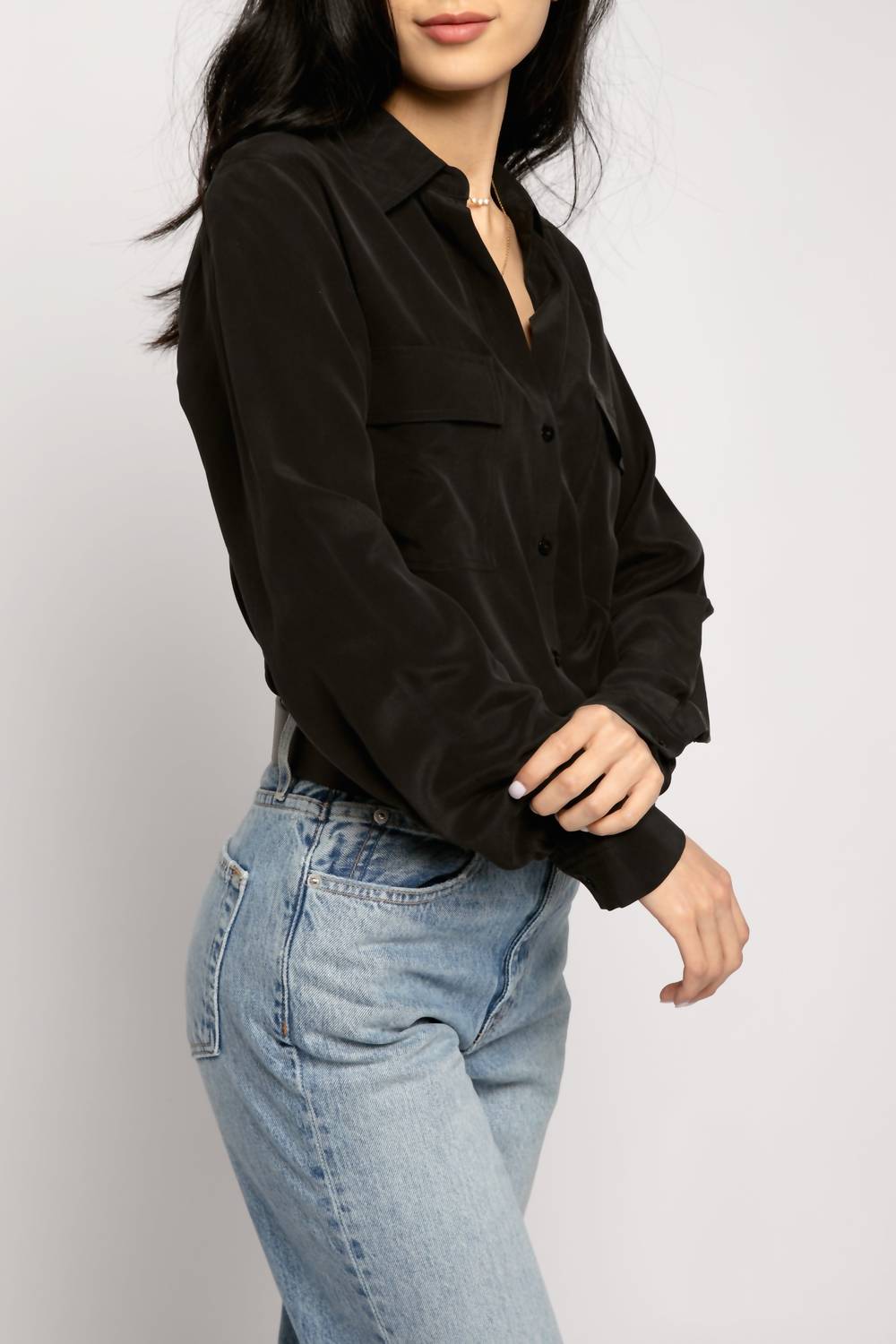 L'Agence - Margaret Long Sleeve Blouse