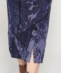 Desigual - Floral Print Mini Sweater Dress