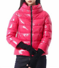 Herno - Glossy Effect Fabric Cape Jacket