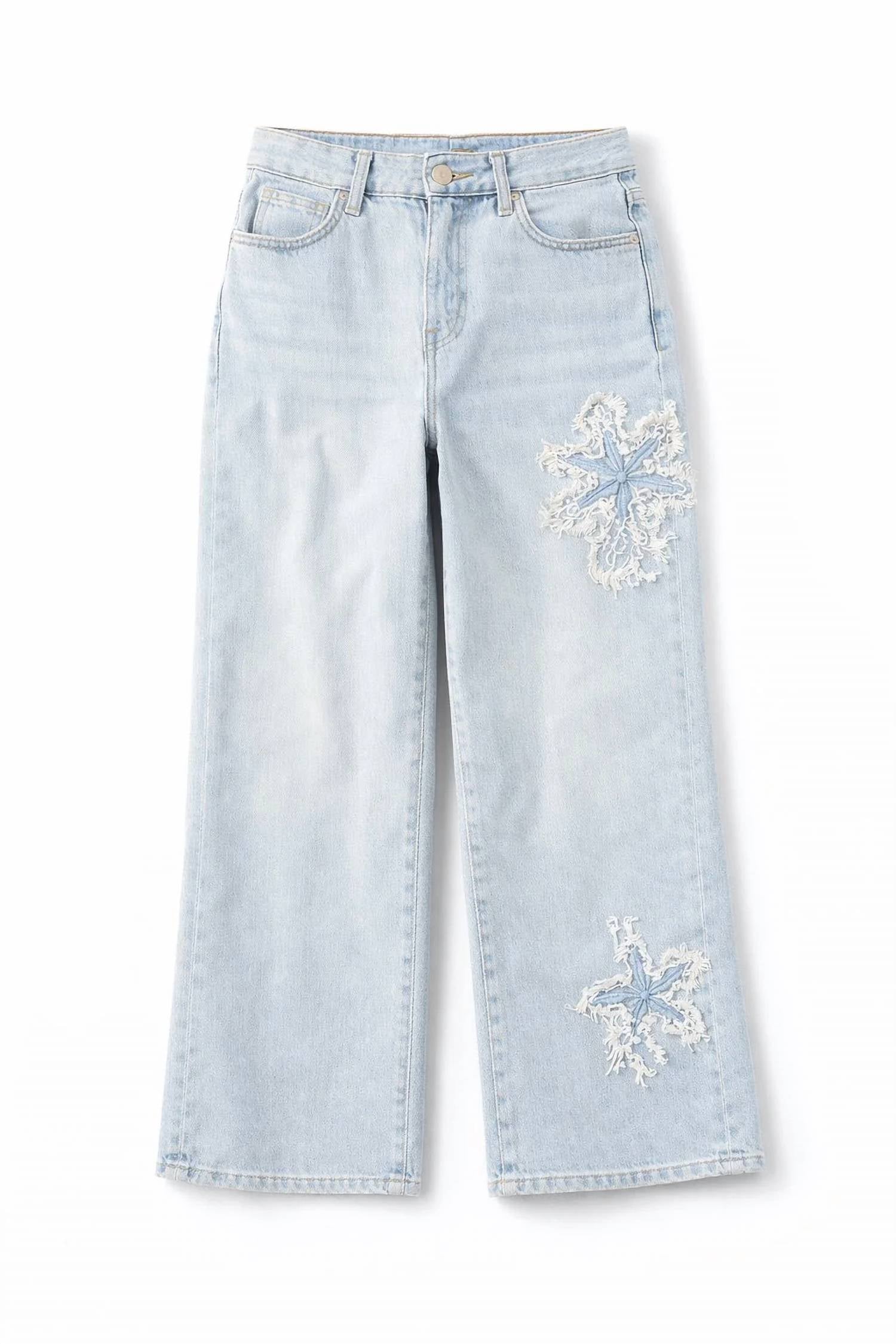 Renuar - Women's Light Crop Denim Jean Pant