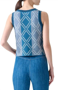 Akris Punto - Merino Diamond Jacquard Knit Sweater Set
