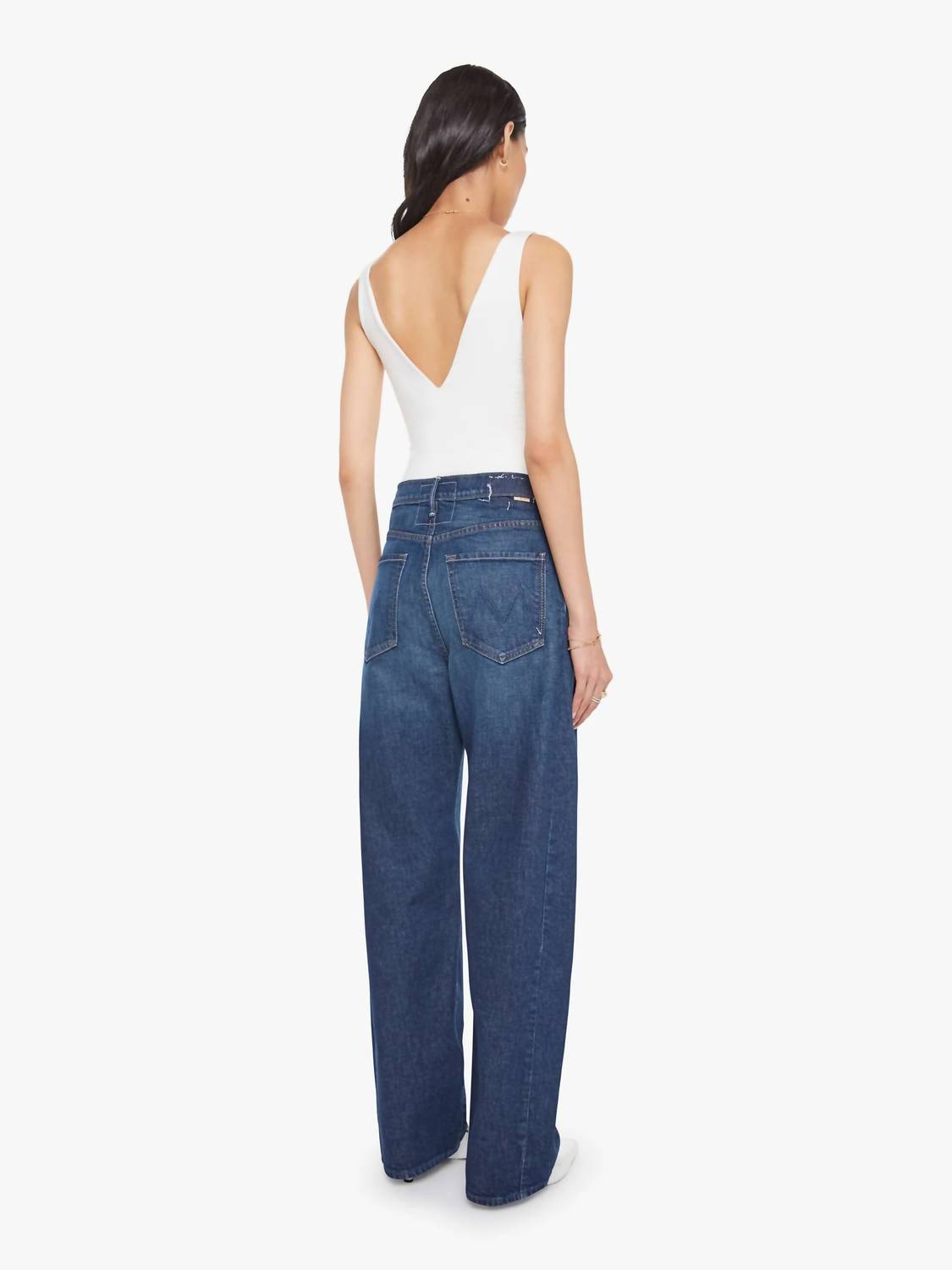 Mother - Full-pipe Skimp Barrel Leg Jeans