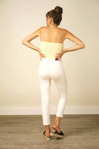 Line And Dot - Lorina Strapless Knit Tube Top