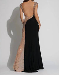 Jovani - Beaded Long Prom Dress
