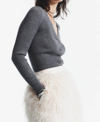 Saint Art - Braylon Rib Cardigan Sweater