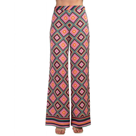 Trina Turk - Bay Geometric Wide Leg Pants