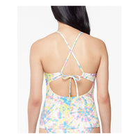 Jessica Simpson - Tie Dye Stretch Cross-back Tankini