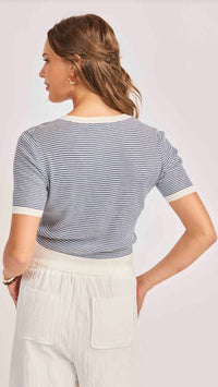 Sadie & Sage - Mavi Stripe Cardigan