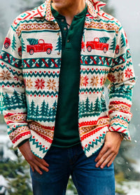 Kiel James Patrick - Holiday Truck Flannel Shirt Jacket