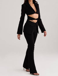 House Of Cb - Layla V-front Trousers