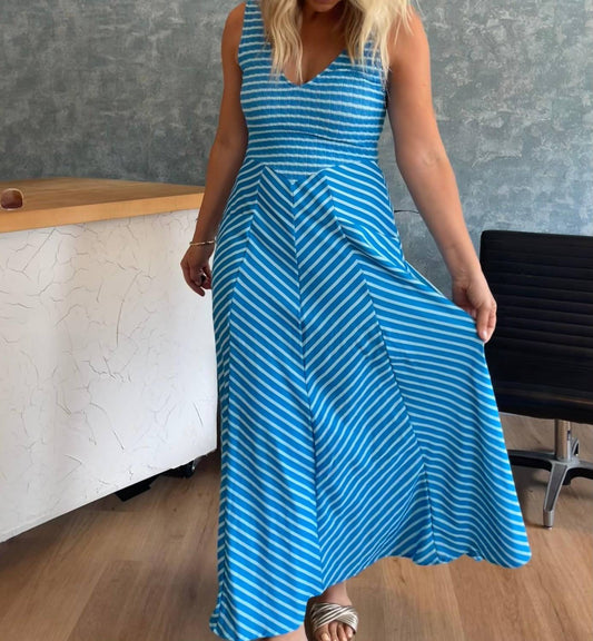 Blakeley - Luciana Stripe Maxi Dress