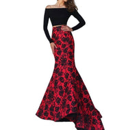 Sherri Hill - Off The Shoulder Long Sleeve Dress