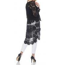 Azi - Beth Crochet Hi-low Tunic Top