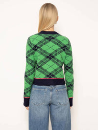 Central Park West - Goldie Plaid Cardigan
