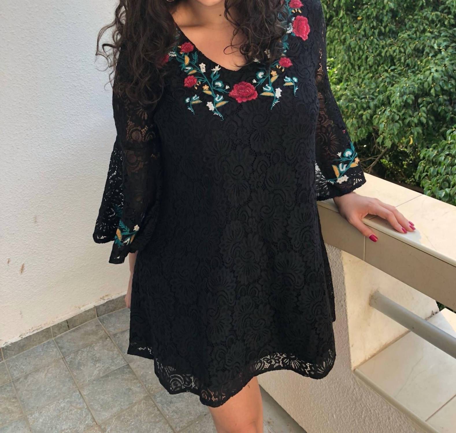 umgee Dance The Night Away Dress in black - women's dress - view 6