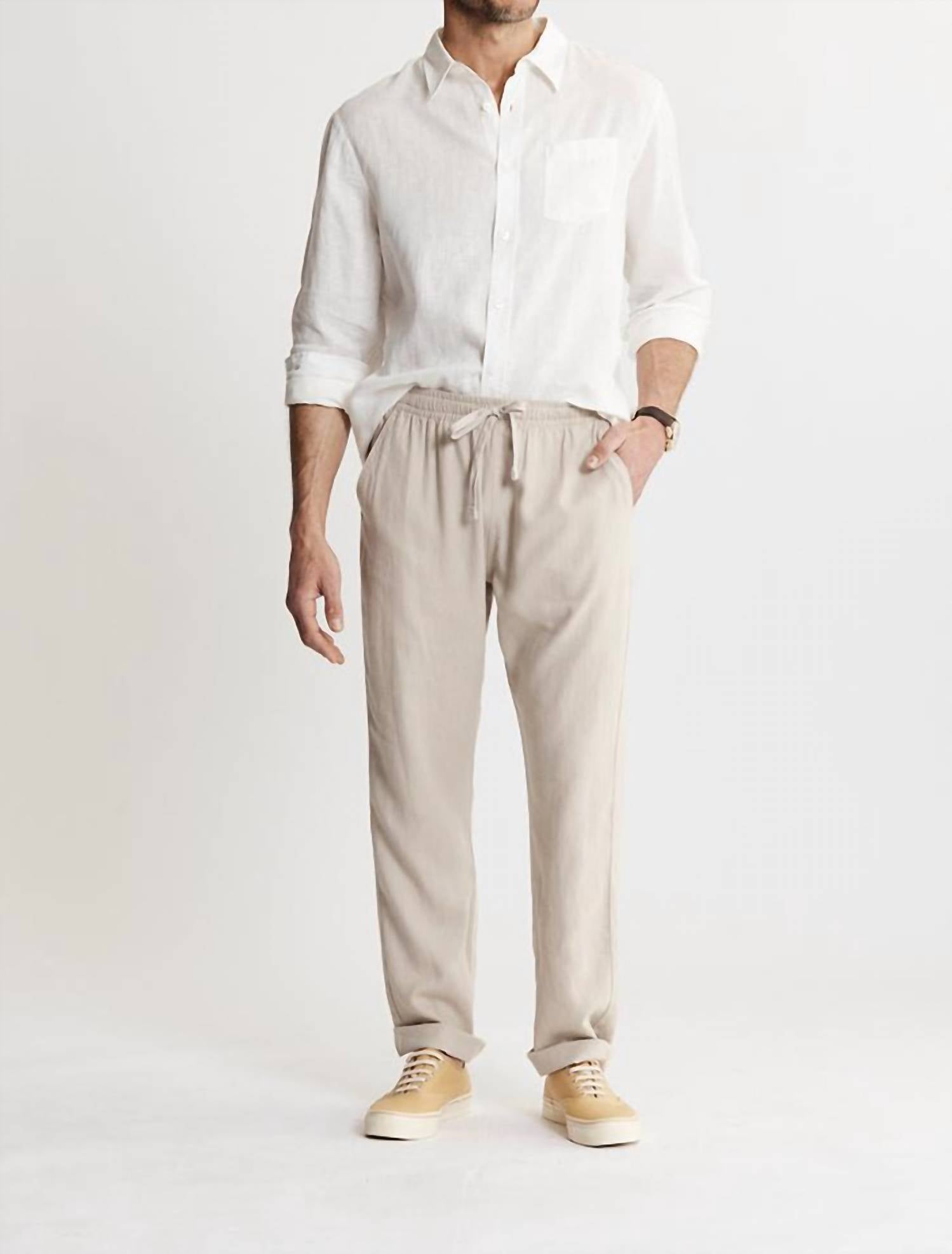 Jachs New York - Linen Blend Beach Pants