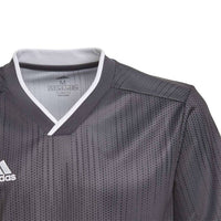 adidas Boy's Tiro 19 Jersey in solid gray - kids' t-shirt - alternate view