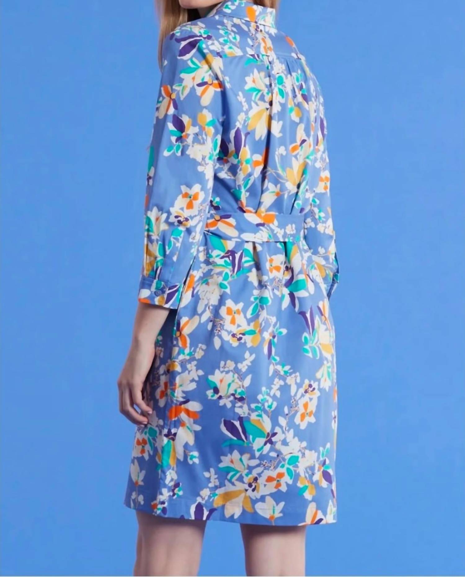 Tyler Boe - Ziva Cotton Peri Floral Dress