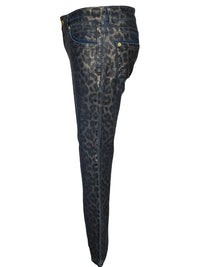MAC Jeans Women's Rich Slim Jean in leo coated - women's jeans - detail view